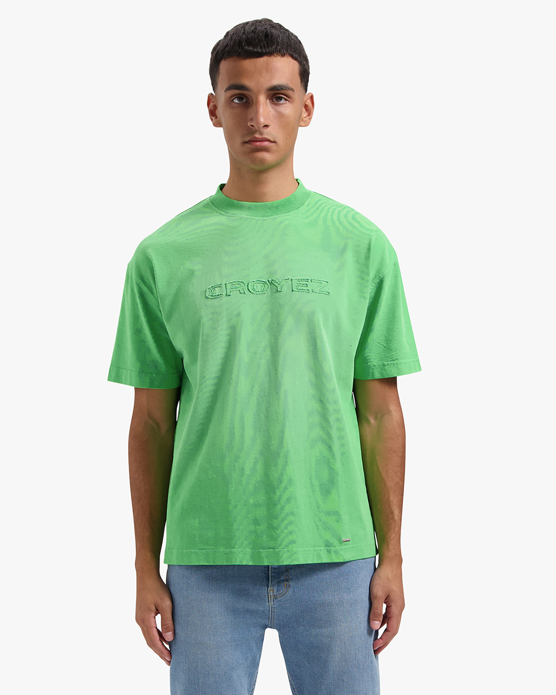 CROYEZ CUTOUT T-SHIRT - GREEN