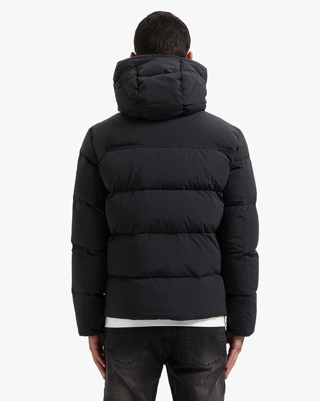 CROYEZ DOWN PUFFER JACKET - BLACK