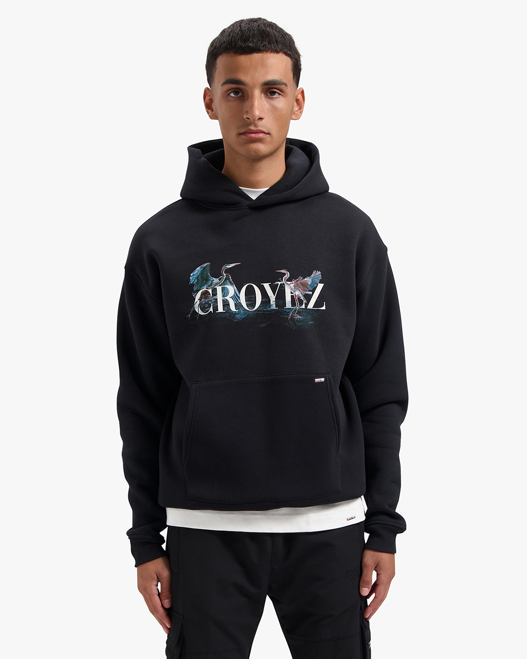 CROYEZ BLUE HERON HOODIE | VINTAGE BLACK