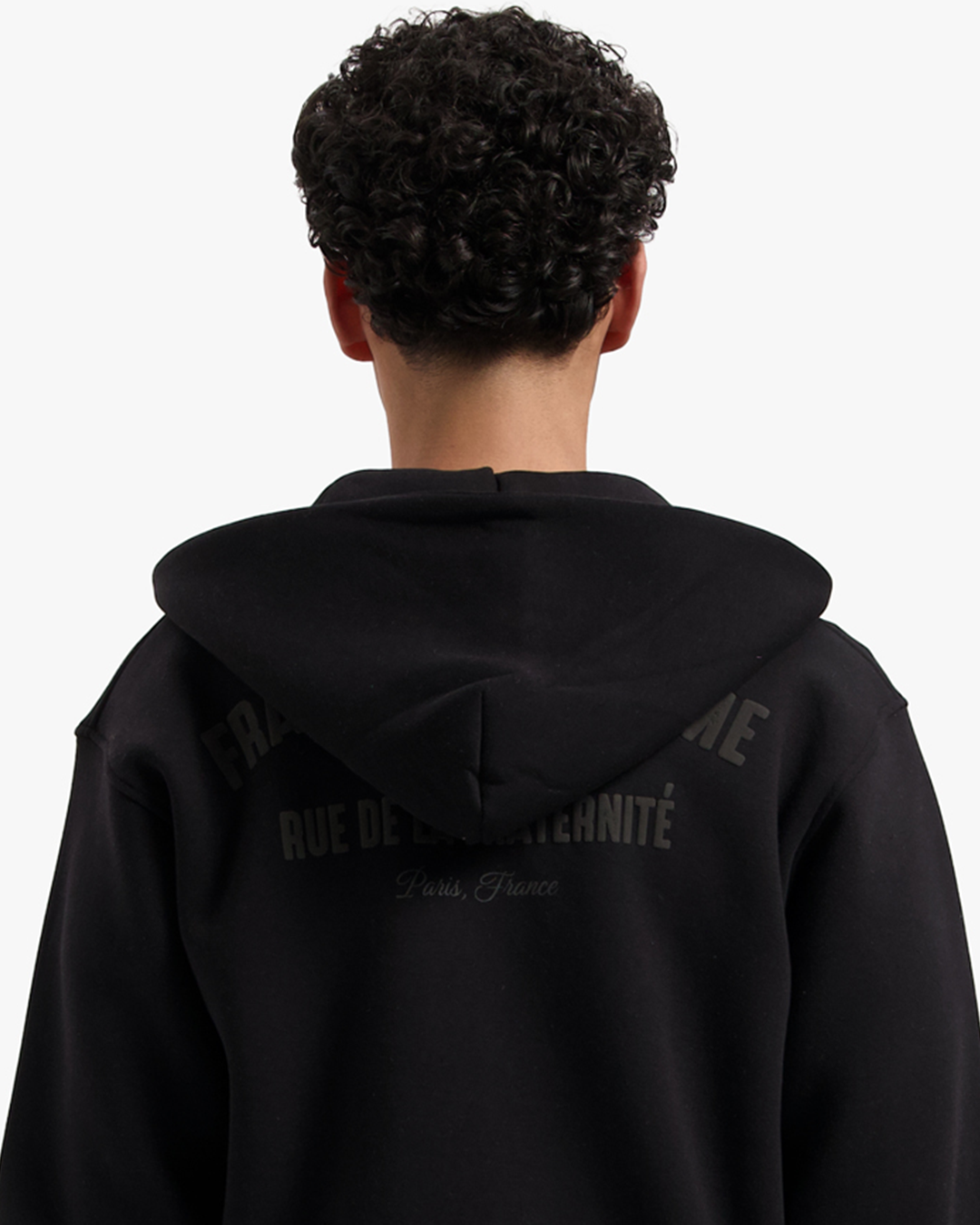 CROYEZ FRATERNITÉ ZIP HOODIE | BLACK