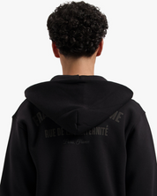 CROYEZ FRATERNITÉ ZIP HOODIE | BLACK