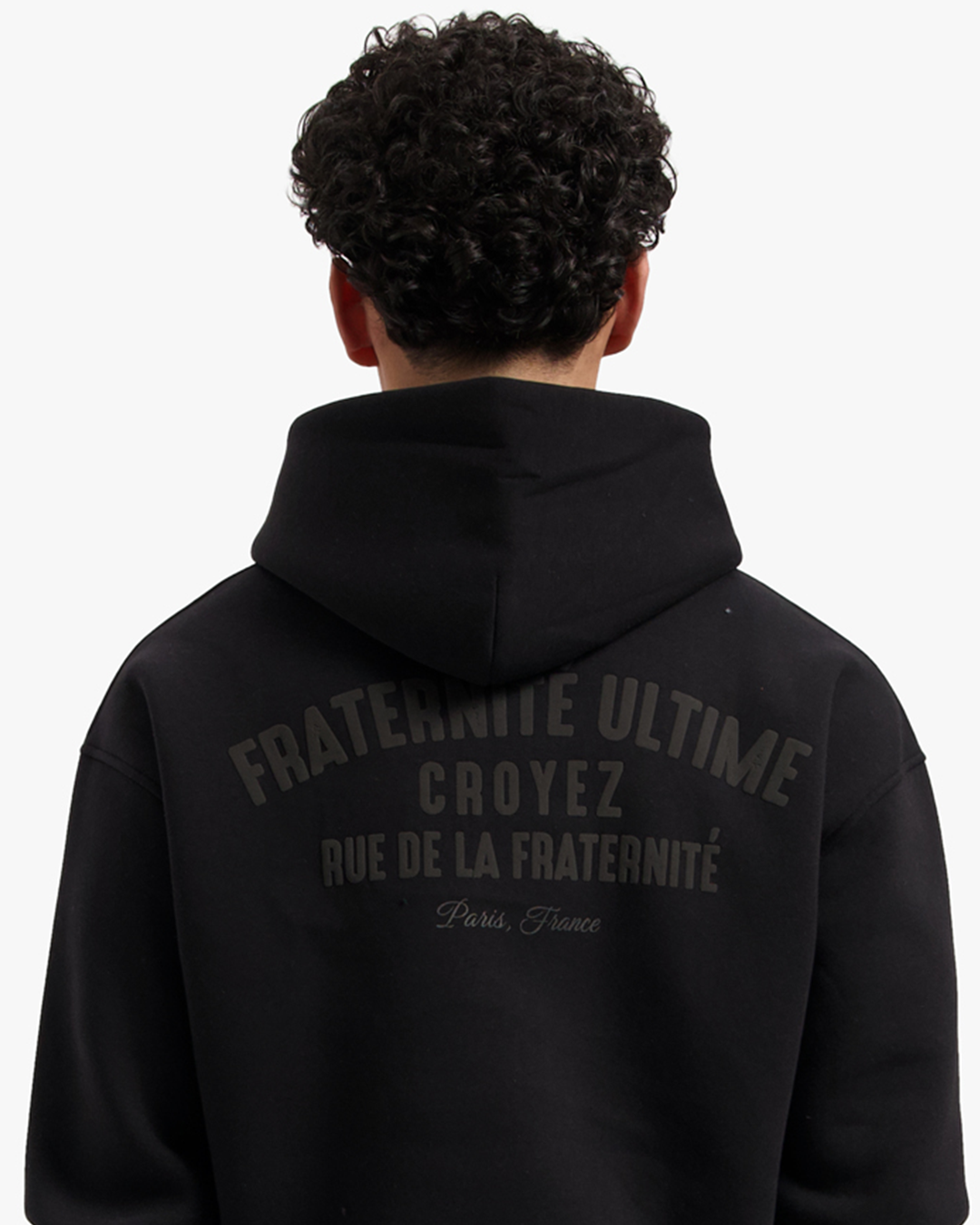 CROYEZ FRATERNITÉ HOODIE | BLACK