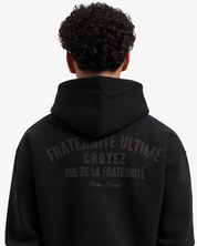 CROYEZ FRATERNITÉ HOODIE | BLACK