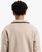 CROYEZ FRATERNITÉ HALF ZIP SWEATER | SAND
