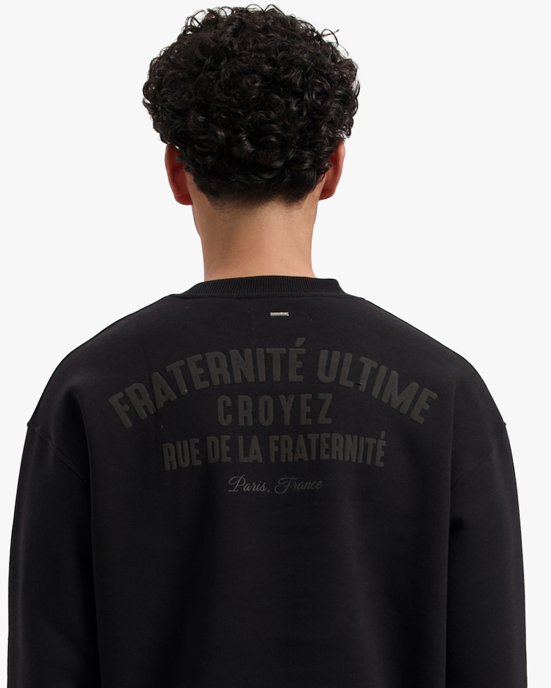 CROYEZ FRATERNITÉ SWEATER | BLACK