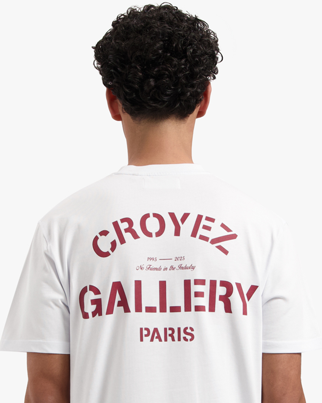 CROYEZ GALLERY T-SHIRT - WHITE/RED