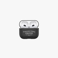 CROYEZ FRATERNITÉ AIRPODS 3 CASE - BLACK/WHITE