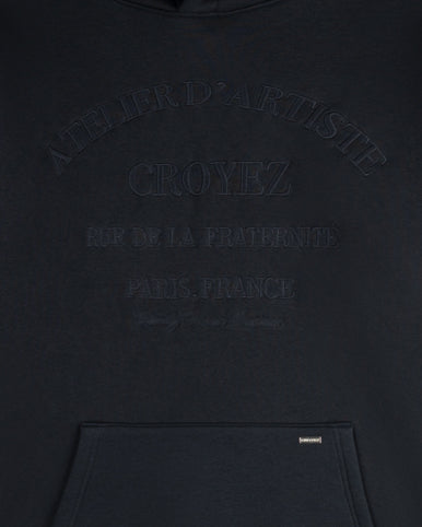 CROYEZ ATELIER HOODIE | VINTAGE BLACK