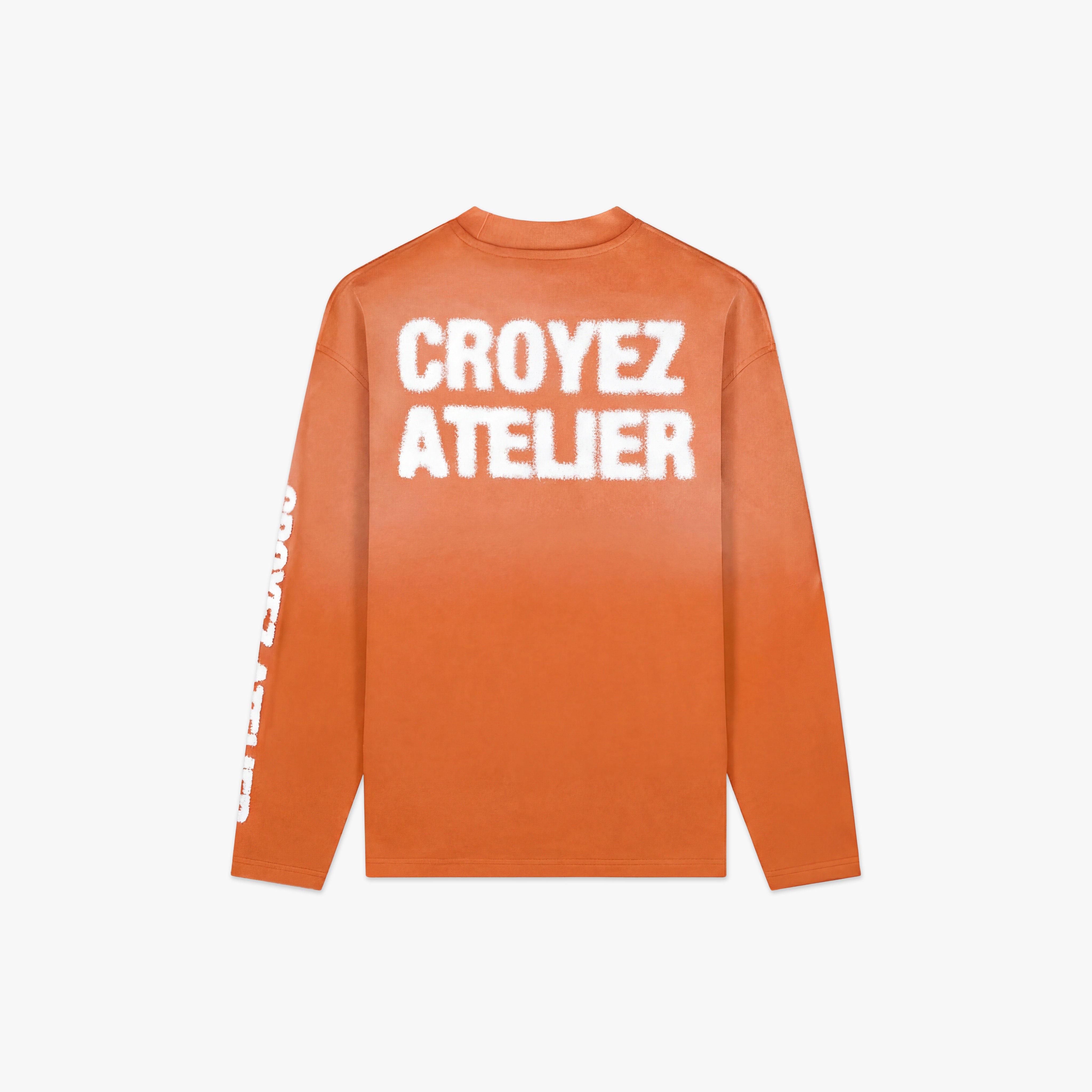 Croyez Sprayed Atelier Longsleeve | Orange