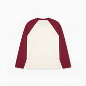 Croyez Two Tone Longsleeve | Off-White/Cherry