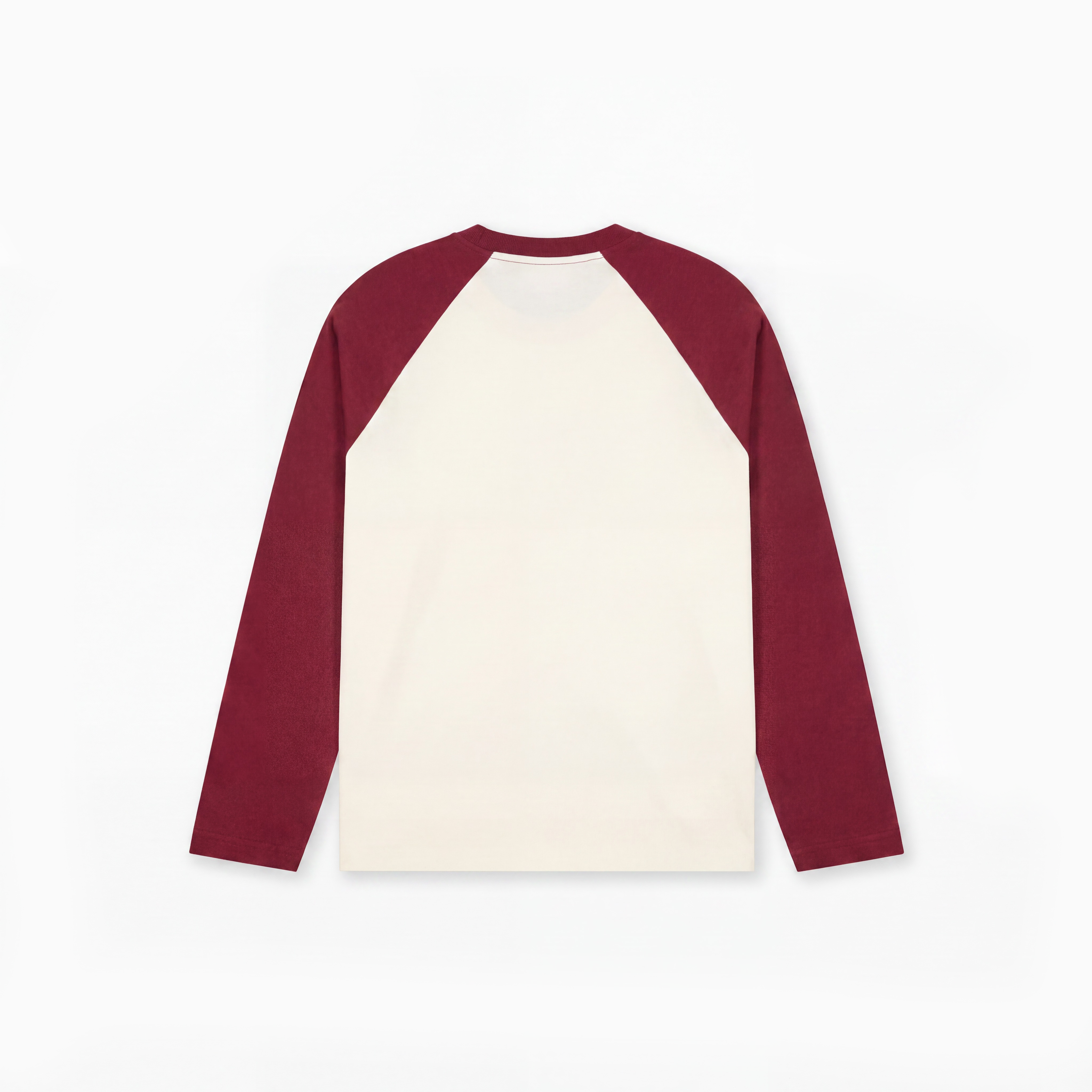 Croyez Two Tone Longsleeve | Off-White/Cherry