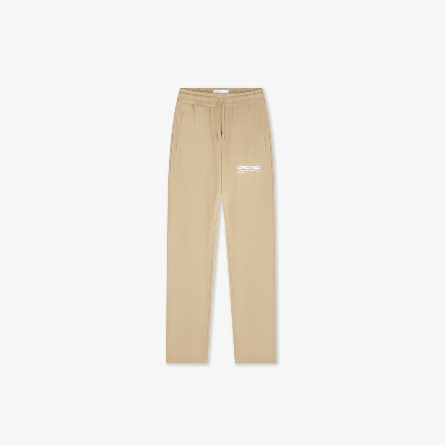 CROYEZ ATELIER SWEATPANTS - BEIGE/WHITE