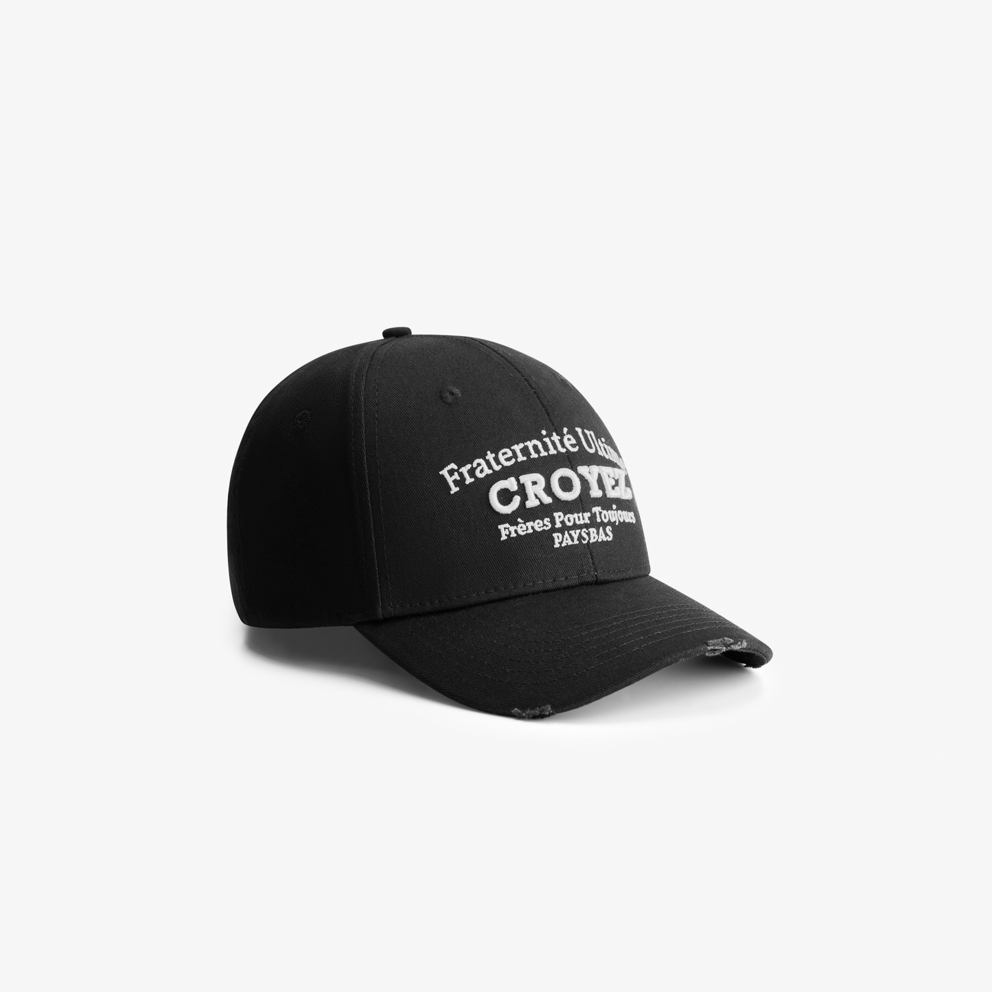 CROYEZ FRATERNITÉ CAP - BLACK