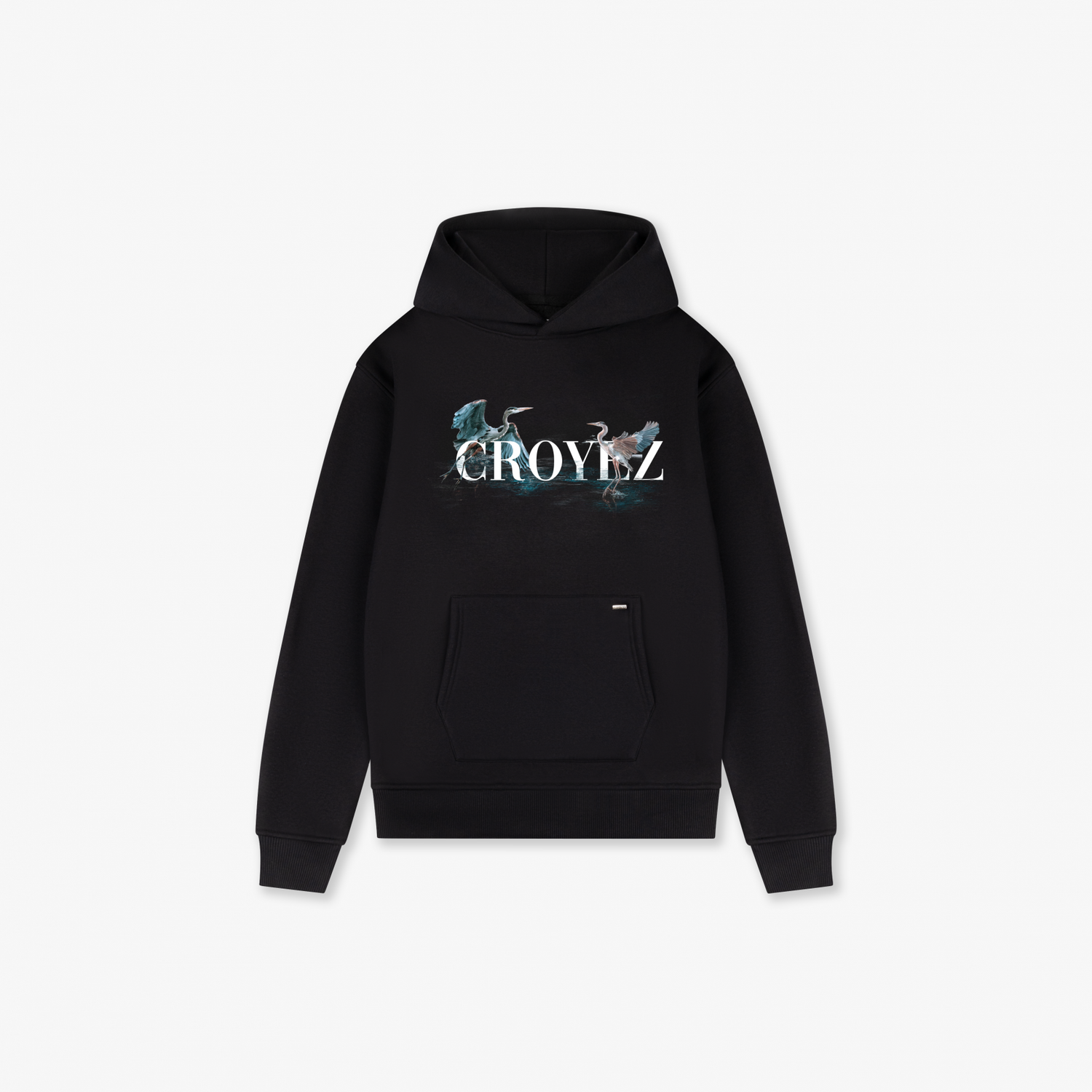 CROYEZ BLUE HERON HOODIE - VINTAGE BLACK