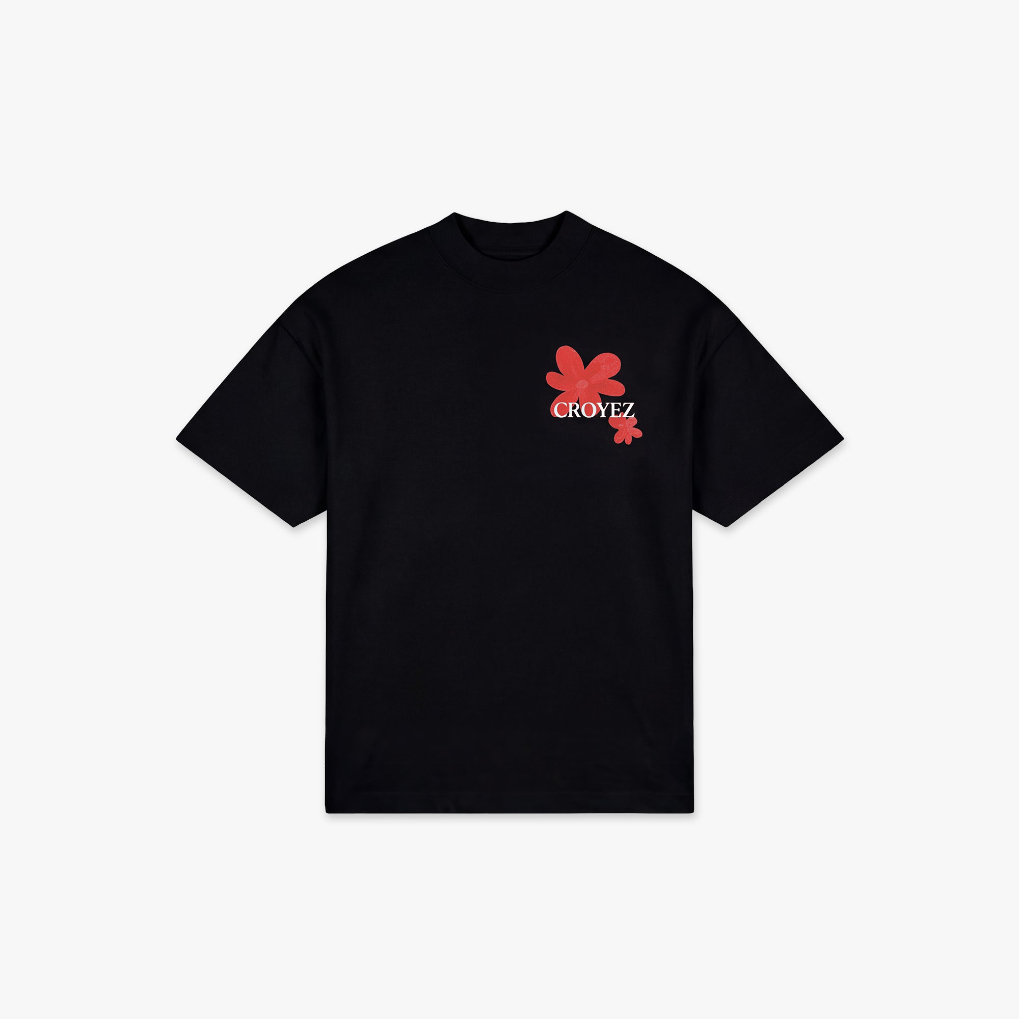  Croyez Botanique T-Shirt | Black/Red