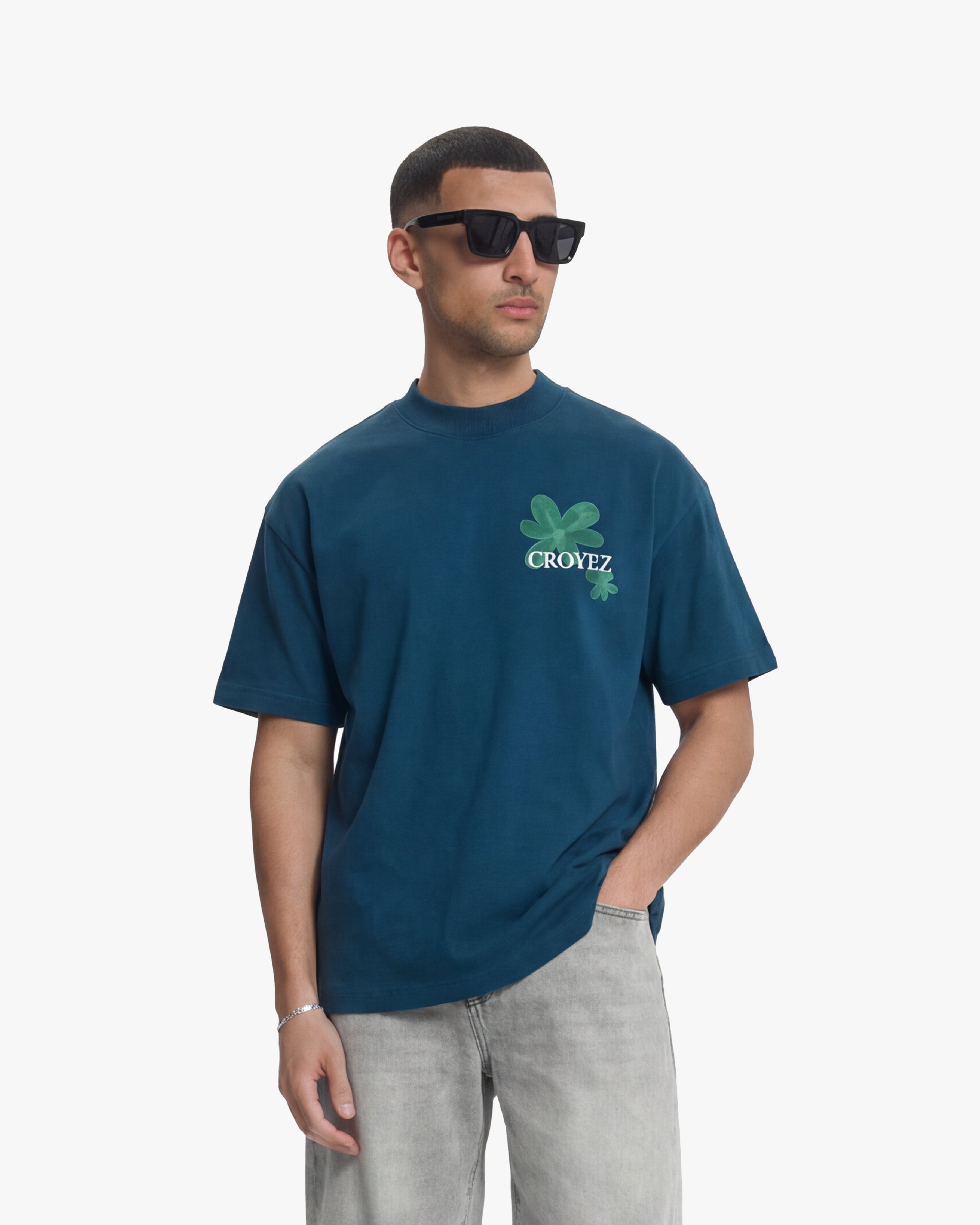 Croyez Botanique T-Shirt | Dark Teal