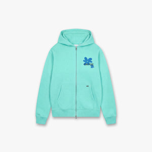 Croyez Botanique Zip Hoodie | Tiffany Blue
