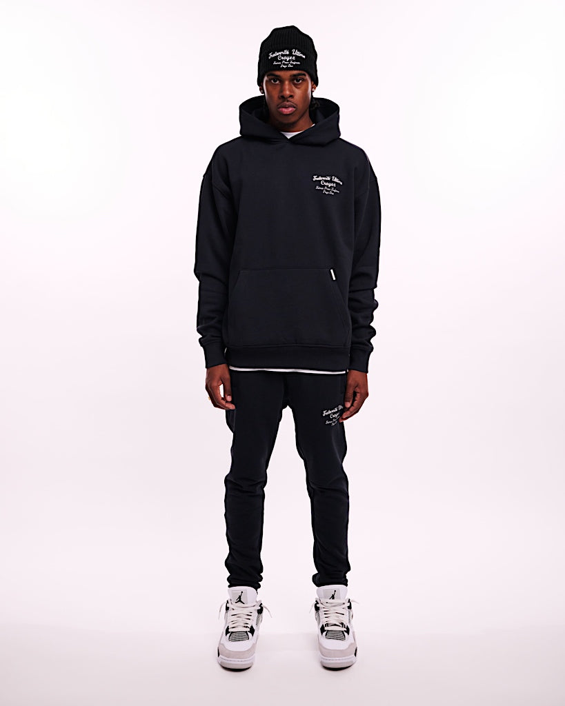 CROYEZ FRATERNITÉ TRACKPANTS - BLACK