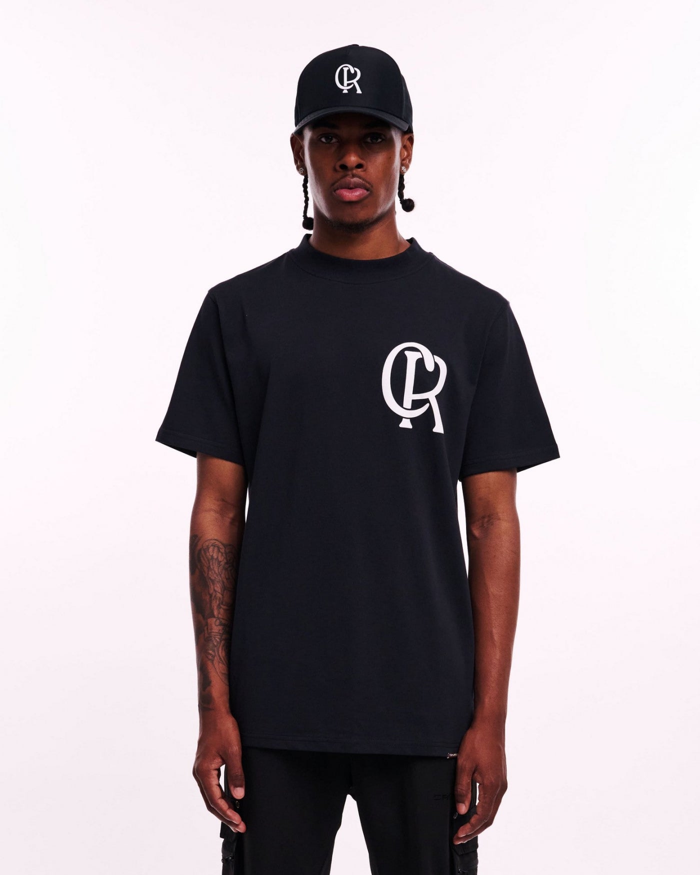 CROYEZ INITIAL CAP - BLACK