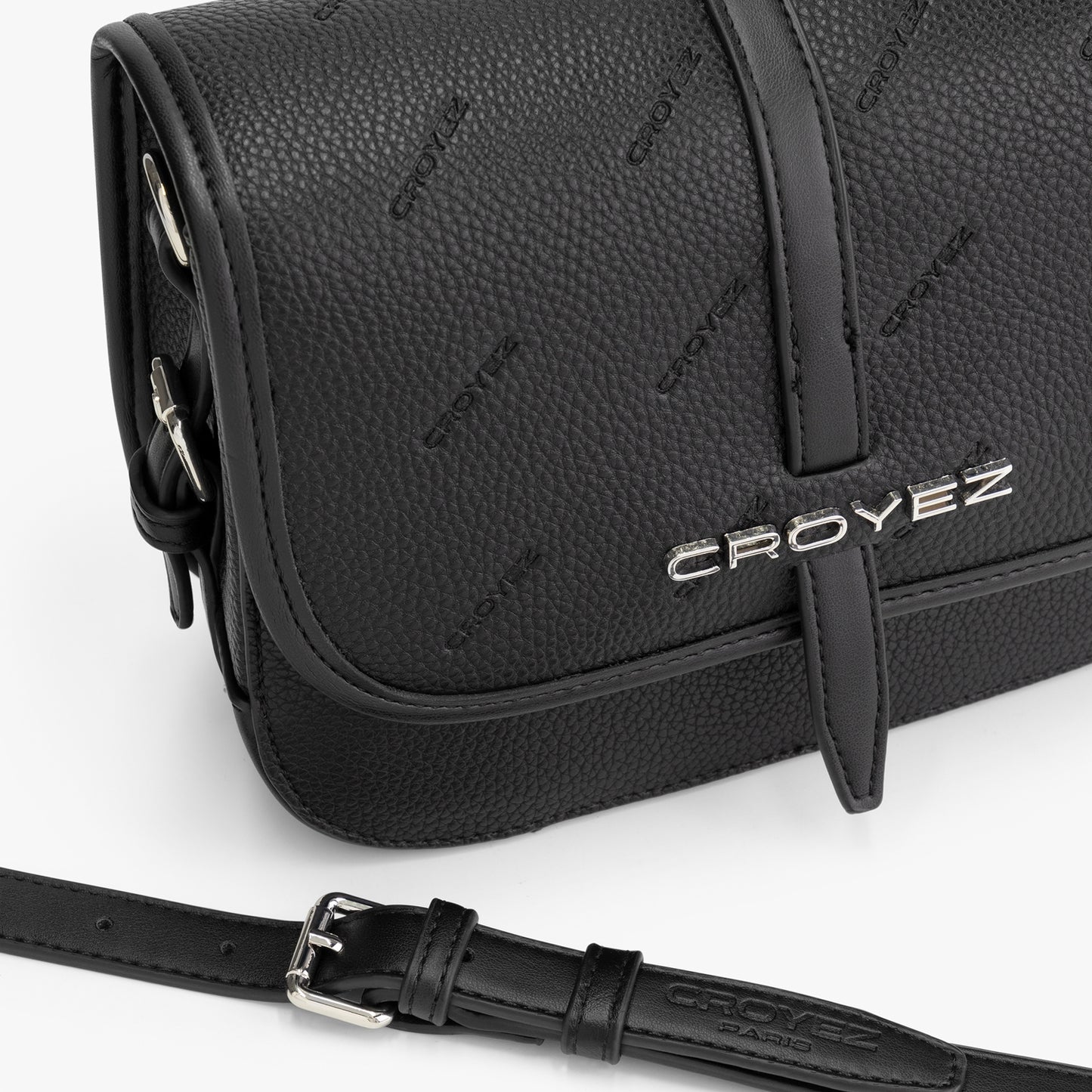 CROYEZ ORGANETTO MESSENGER BAG - BLACK