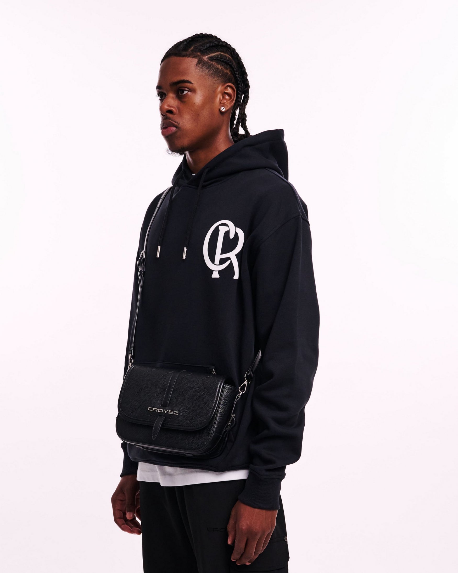 CROYEZ ORGANETTO MESSENGER BAG | BLACK