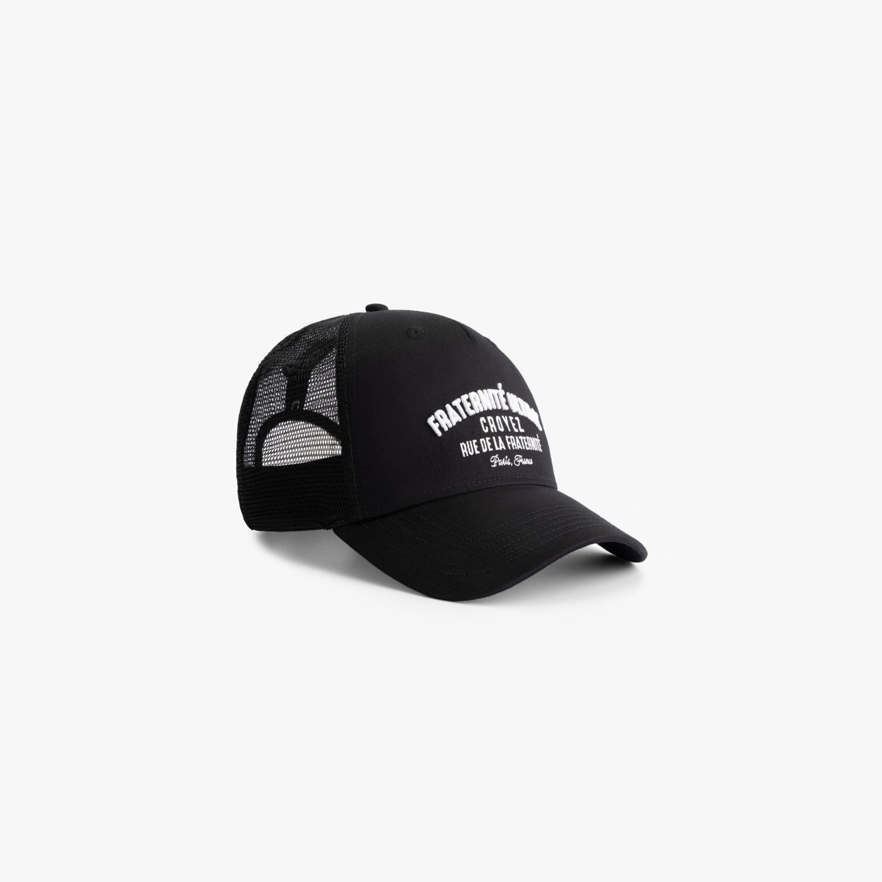 CROYEZ FRATERNITÉ TRUCKER CAP | BLACK