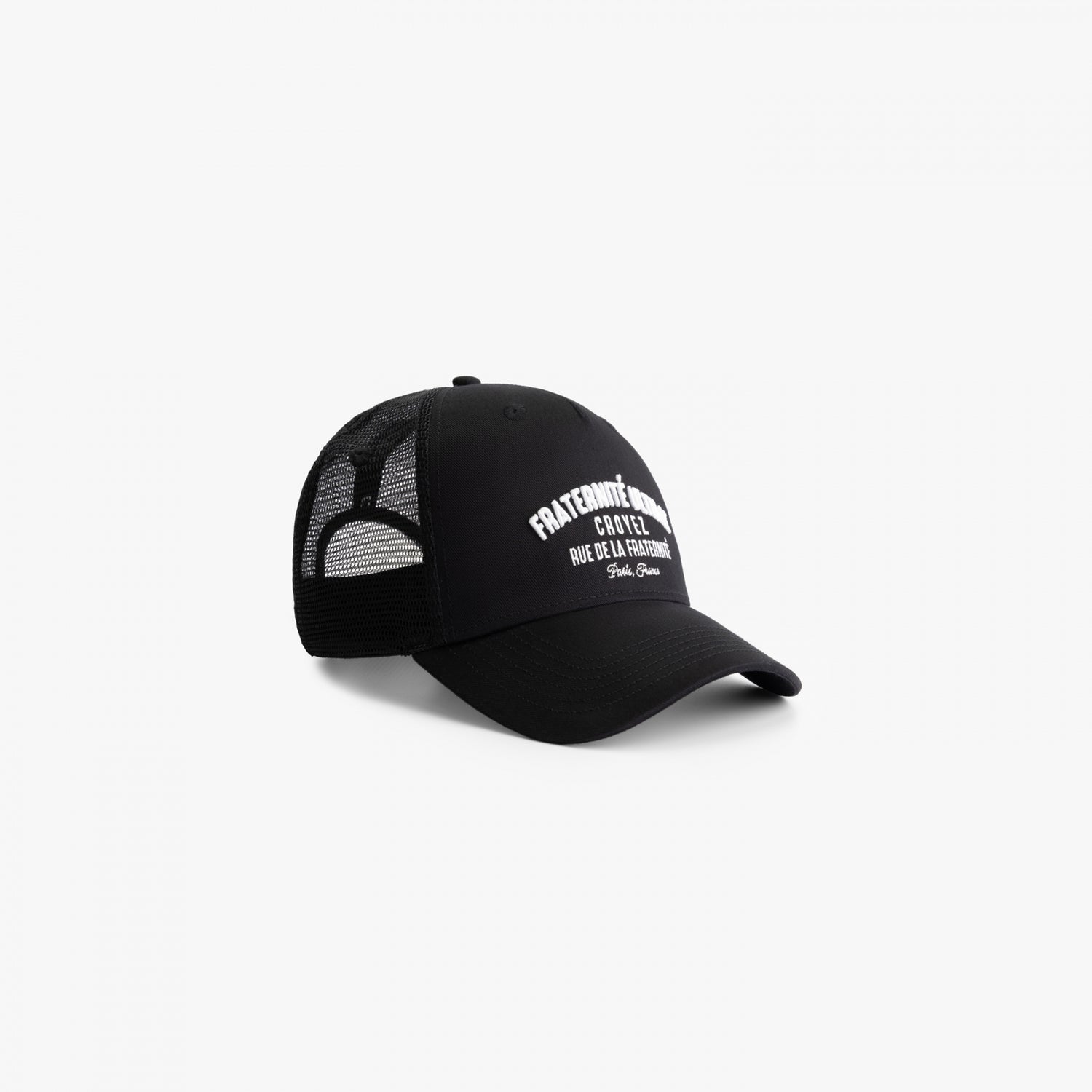 CROYEZ FRATERNITÉ TRUCKER CAP - BLACK