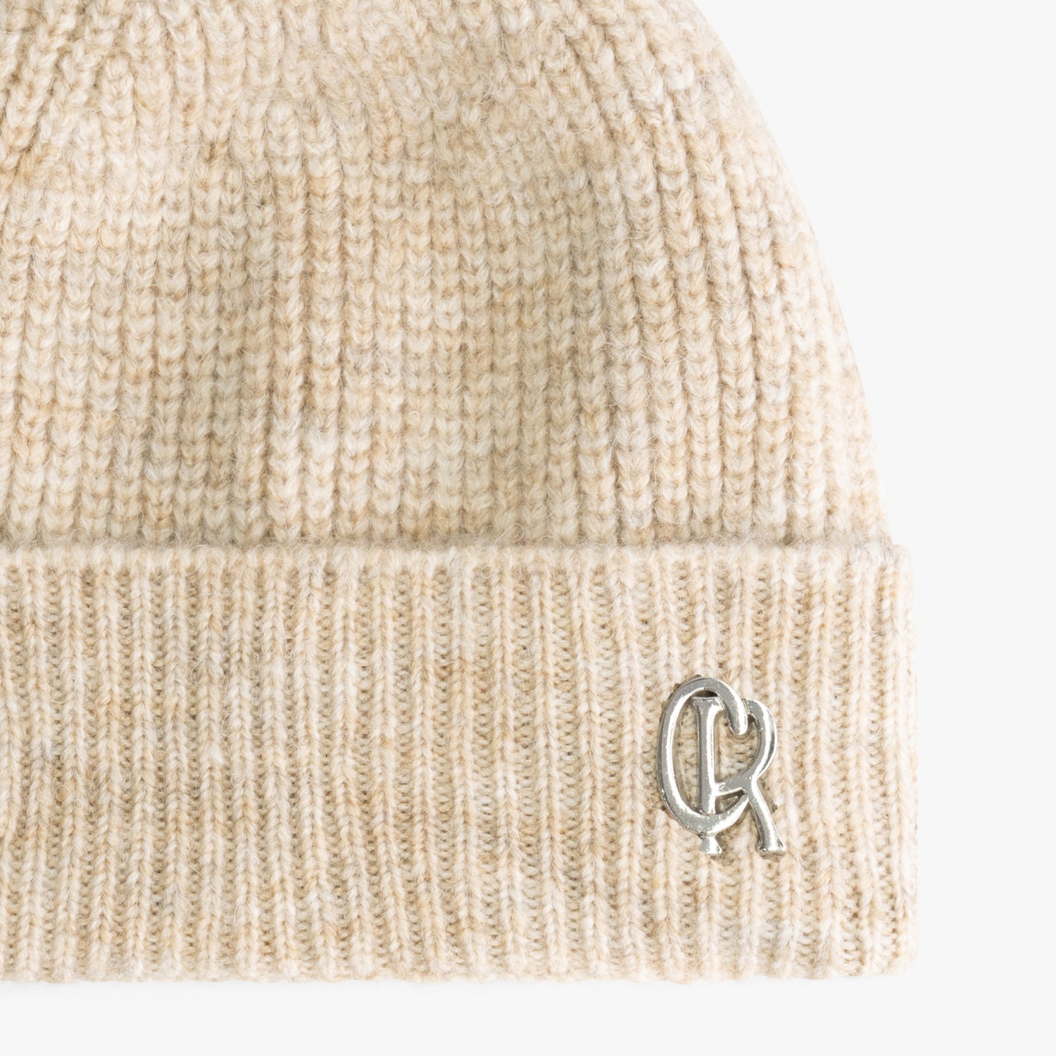 CROYEZ INITIAL BEANIE - CREAM