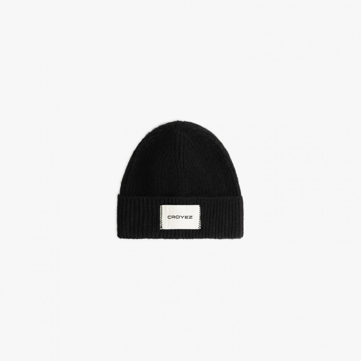 CROYEZ LABEL BEANIE - BLACK