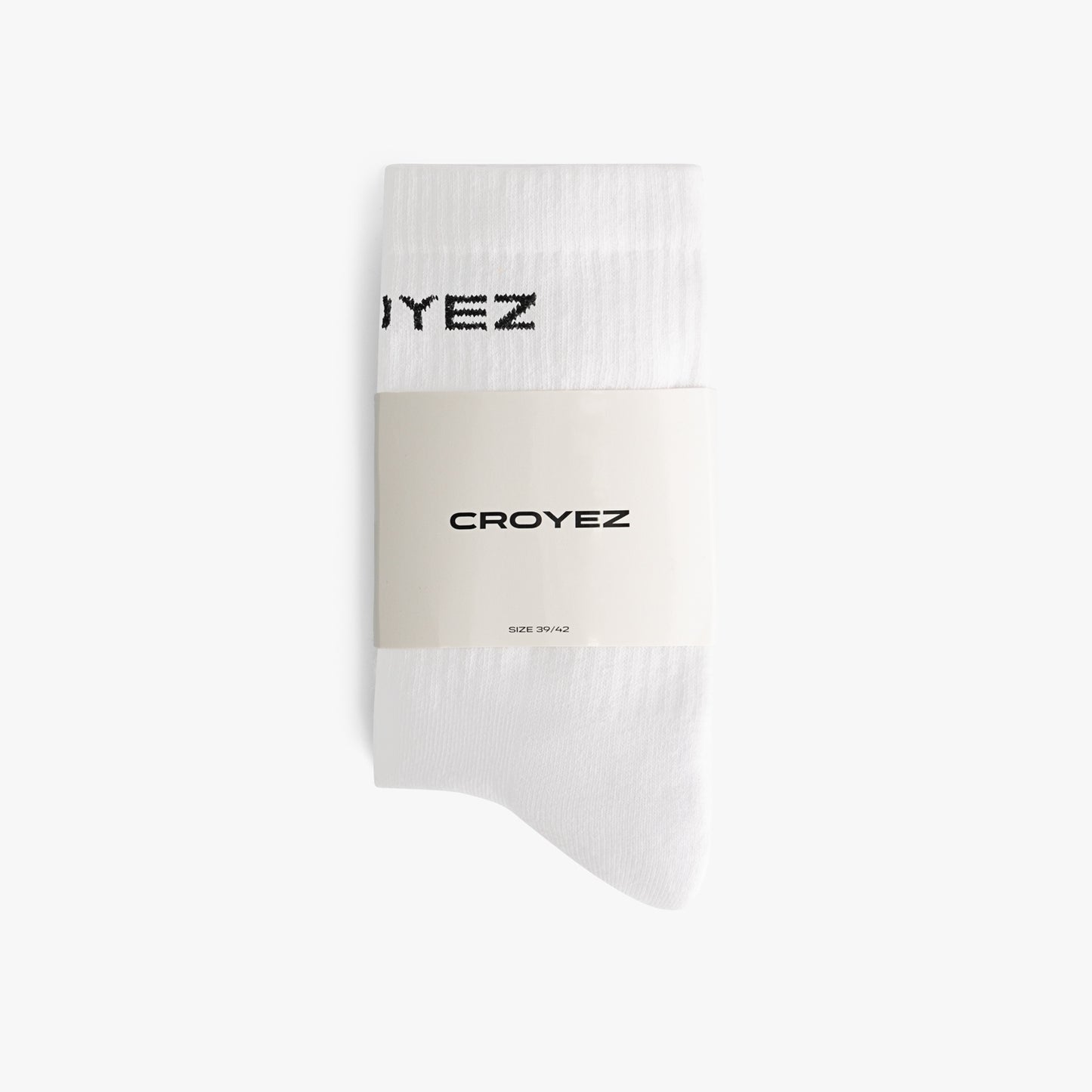 CROYEZ LOGO SOCKS 2-PACK - WHITE