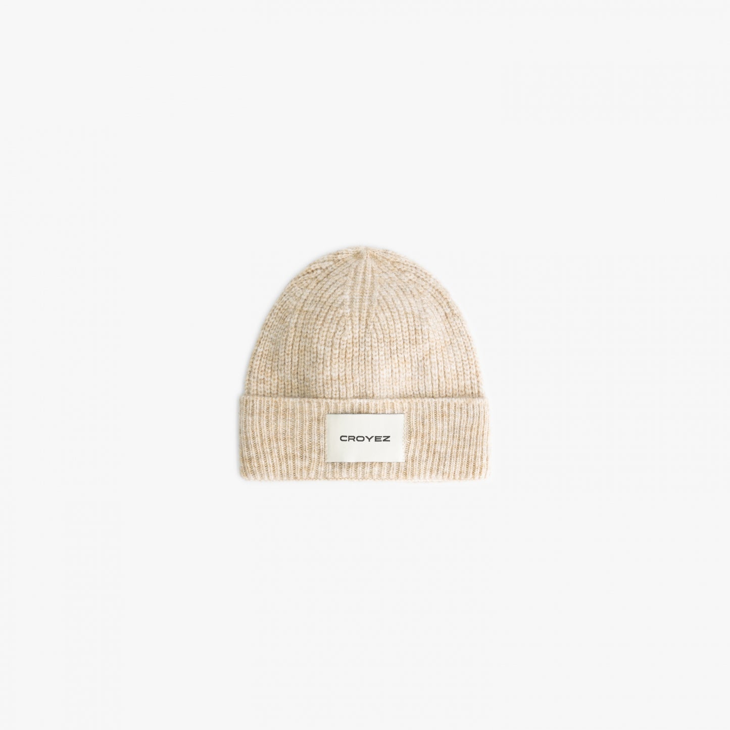 CROYEZ LABEL BEANIE - BEIGE