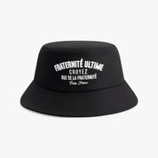 CROYEZ FRATERNITÉ BUCKET HAT | BLACK