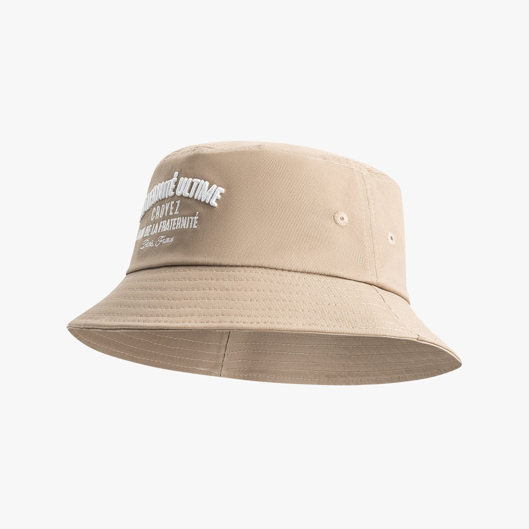 CROYEZ FRATERNITÉ BUCKET HAT | STONE