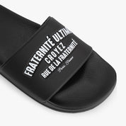 CROYEZ FRATERNITÉ SLIDES | BLACK