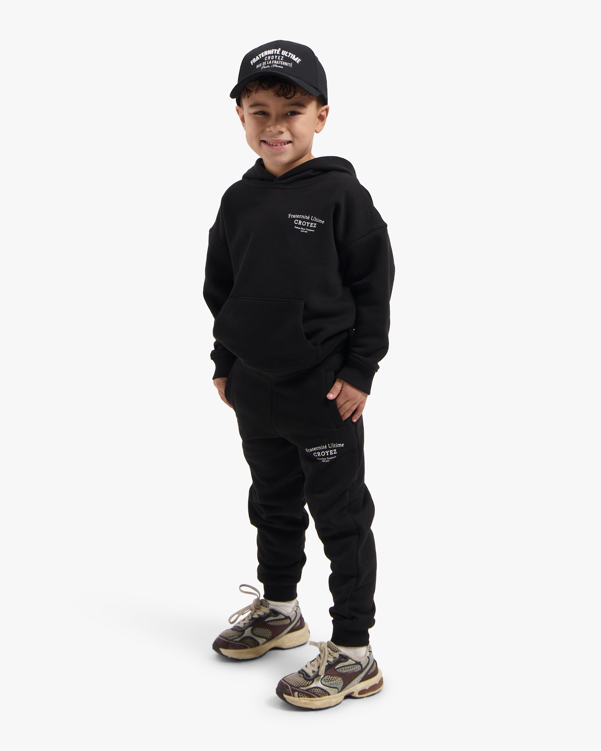 Croyez Mini Fraternité Tracksuit | Black