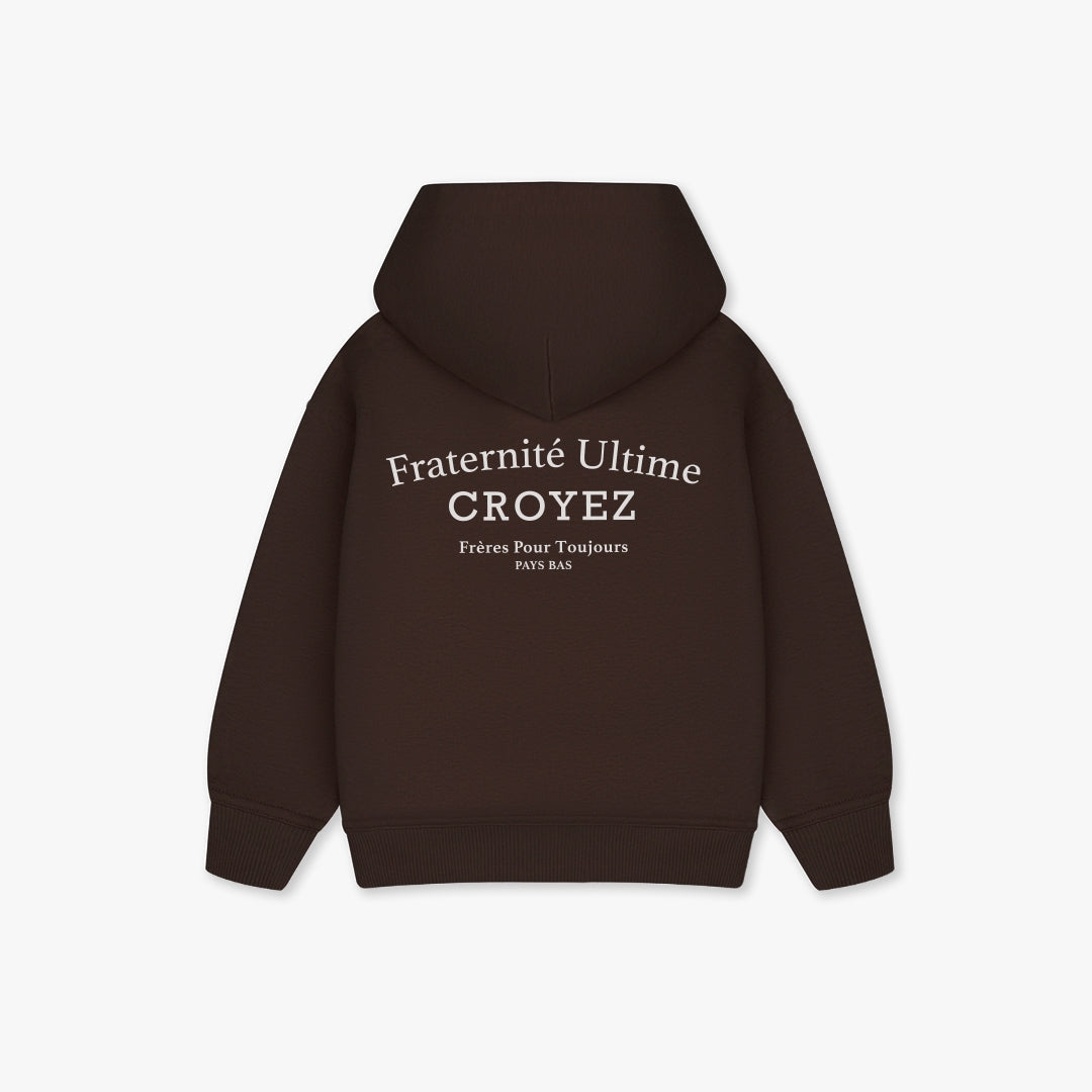 CROYEZ MINI FRATERNITÉ HOODIE | BROWN