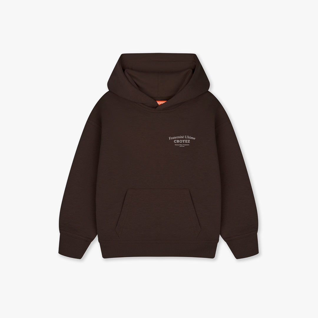  CROYEZ MINI FRATERNITÉ HOODIE | BROWN