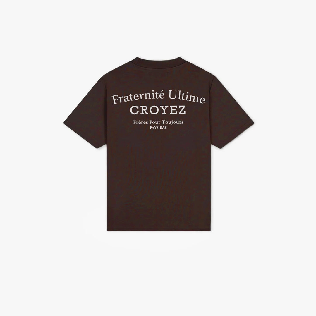 CROYEZ MINI FRATERNITÉ T-SHIRT | BROWN