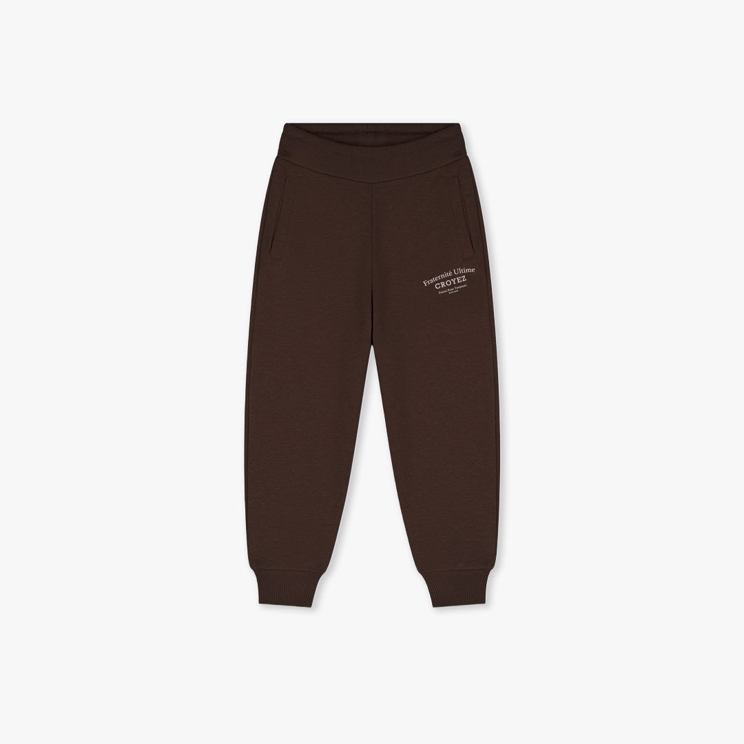  CROYEZ MINI FRATERNITÉ SWEATPANTS | BROWN