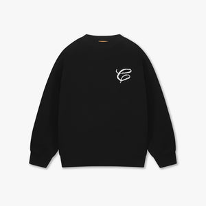 CROYEZ MINI ESSENCE KNIT SWEATER | BLACK