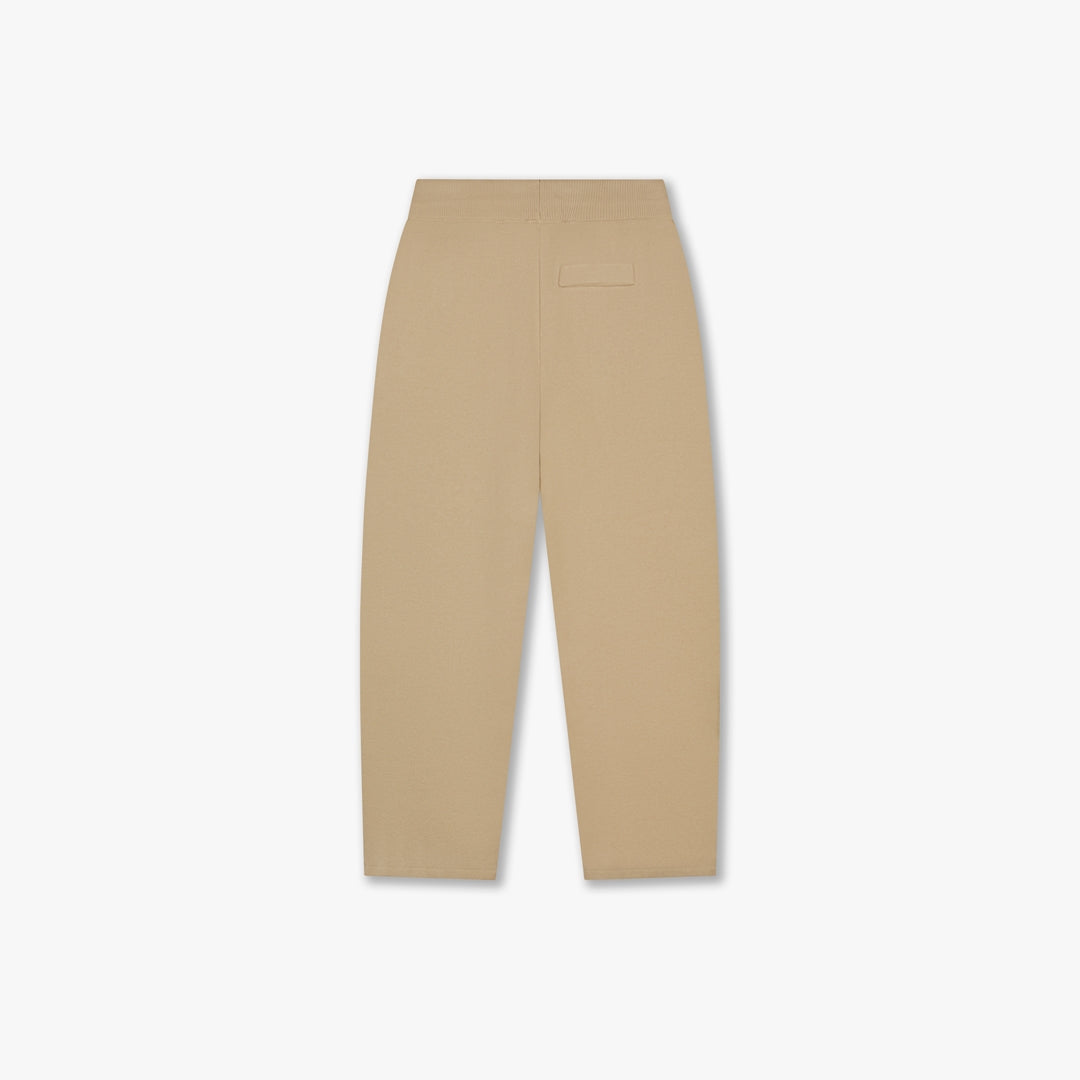 CROYEZ MINI ESSENCE KNIT STRAIGHT PANTS | SAND