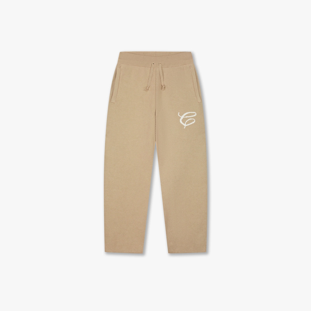  CROYEZ MINI ESSENCE KNIT STRAIGHT PANTS | SAND