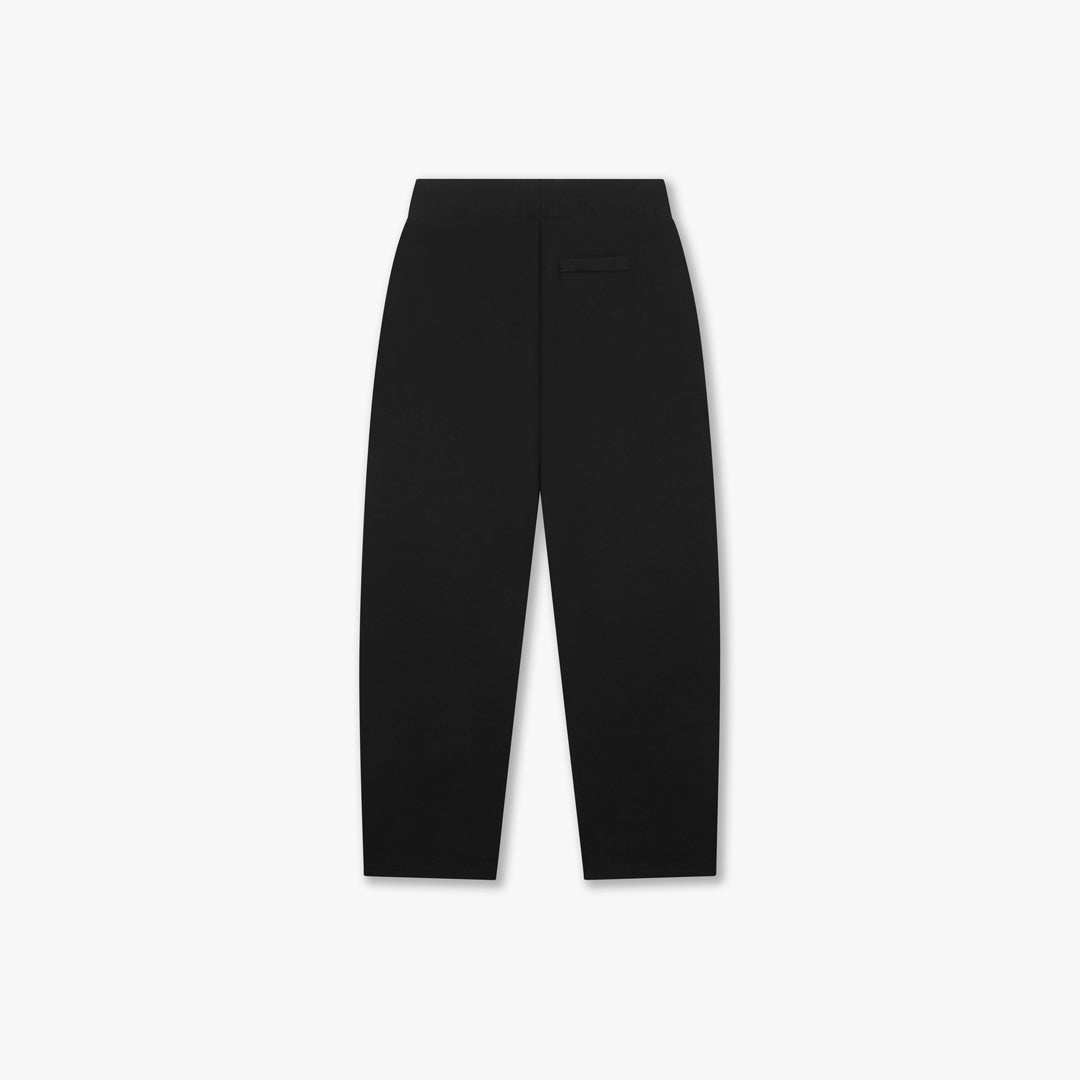 CROYEZ MINI ESSENCE KNIT STRAIGHT PANTS | BLACK