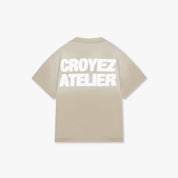 Croyez Mini Sprayed Atelier T-Shirt | Dusty Olive