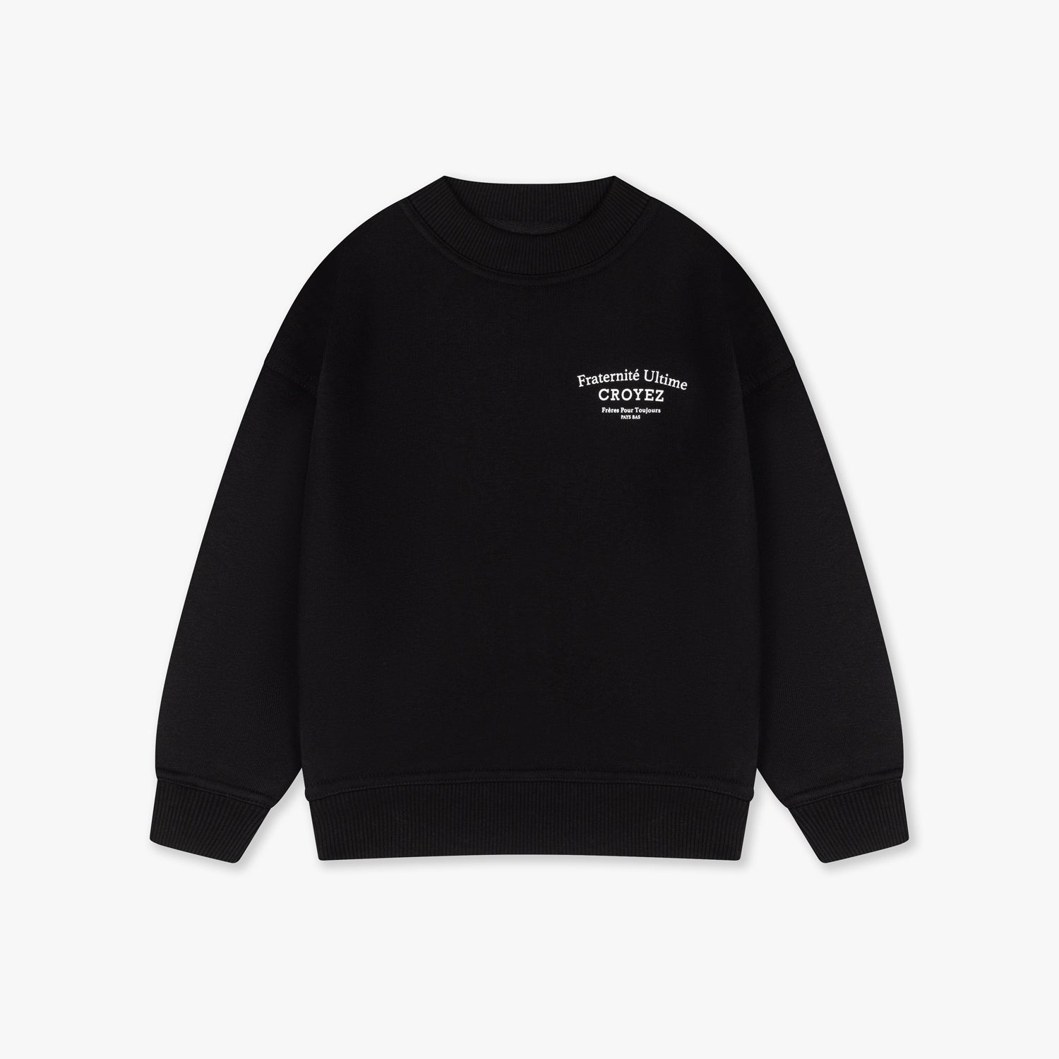 CROYEZ MINI FRATERNITÉ SWEATER - BLACK