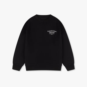 CROYEZ MINI FRATERNITÉ SWEATER | BLACK