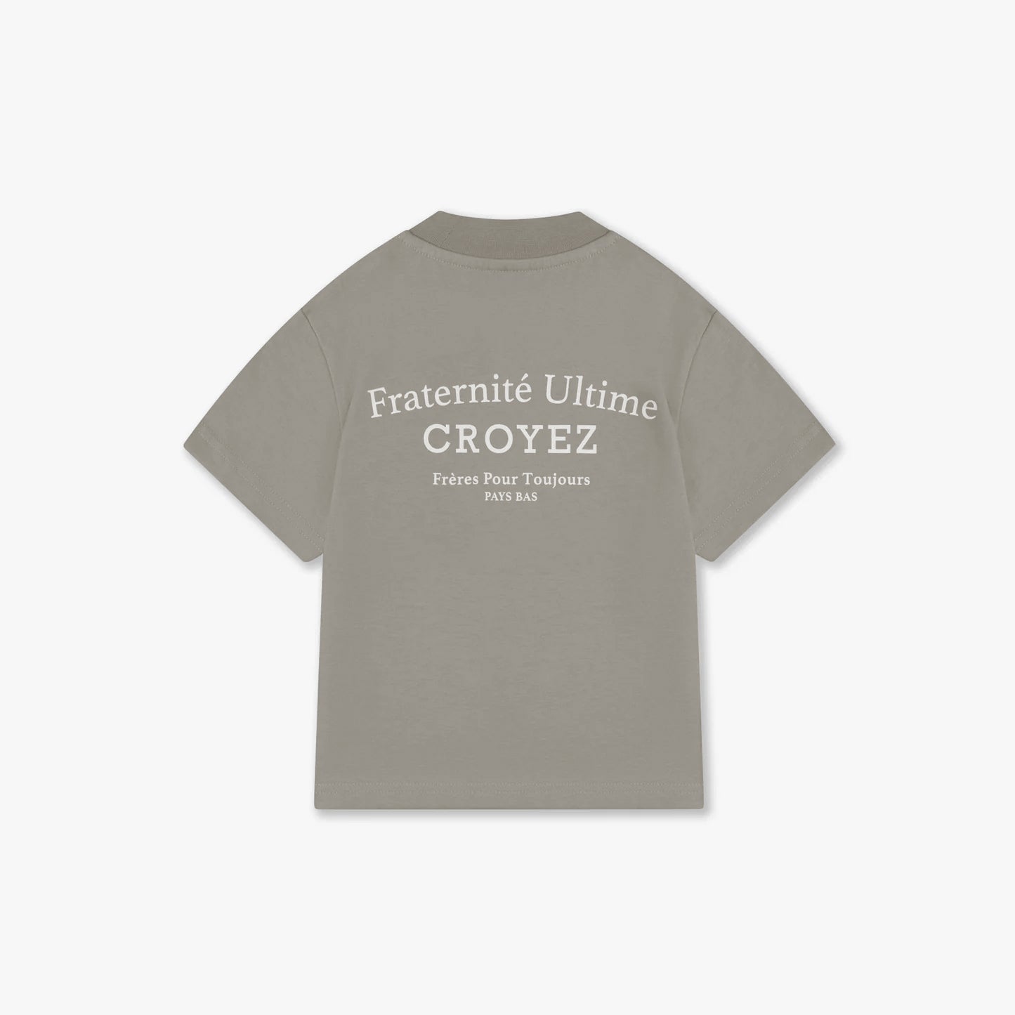 CROYEZ MINI FRATERNITÉ T-SHIRT | VINTAGE-GRAU