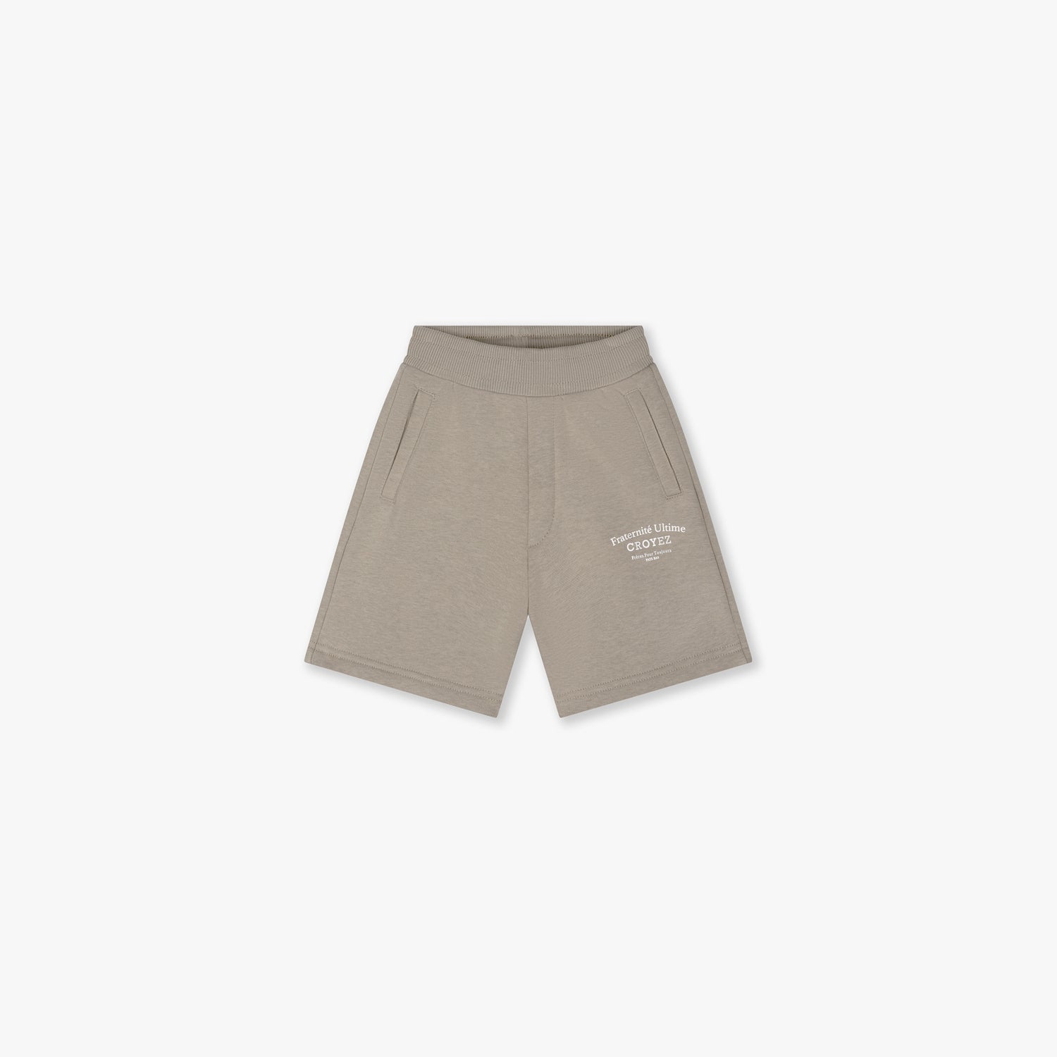 CM1-SS25-09-Croyez_Mini_Fraternite_Shorts-Vintage_Grey_Front.jpg
