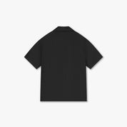 Croyez Mini Ribbed Shirt | Black