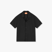 Croyez Mini Ribbed Shirt | Black